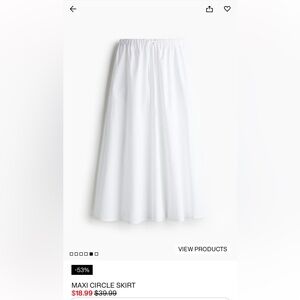 H&M Maxi Circle Skirt - M NWT